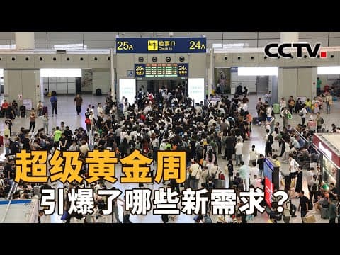 8天,8.88亿人次,8090亿元!这份成绩单含金量超高!| CCTV「新闻1+1」20251010