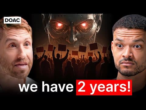 AI Expert: We Have 2 Years Before Everything Changes! We Need To Start Protesting! - Tristan Harris