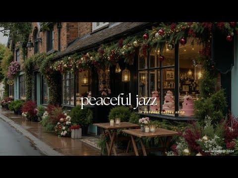 Secret Forest Coffee Shop & Relaxing Jazz Music - Peaceful Jazz Music in November To Relive Stress