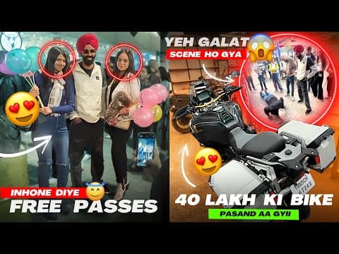 40 Lakh ki Bike pasand aa gyi 😍 Event ke Free Pass mil gye ❤️ lkn vha Galat hi scene ho gya😰 HORN OK