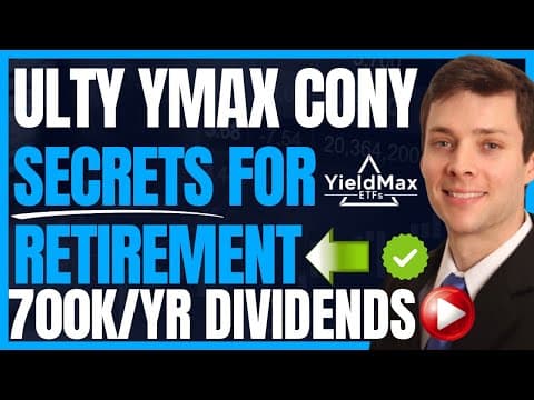 Secrets To Retiring On ULTY & YMAX + MSTY & CONY (Yieldmax High Yield Dividend Investing) #FIRE