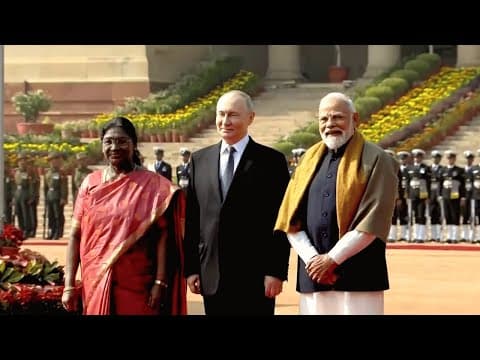 Putin in India LIVE: Putin Meets PM Modi | Russia-India Ties | Vladimir Putin Ceremonial Reception
