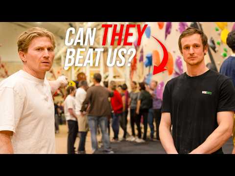 Challenging the STRONGEST climbers in the gym - Can they beat us?