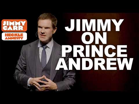 American Heckler Brings Up Prince Andrew – Jimmy Carr Doesn’t Hold Back