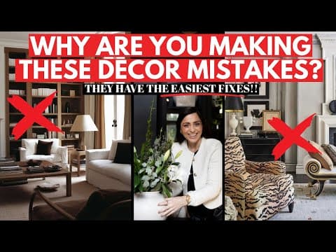 These Decor Mistakes are the WORST, but they have the EASIEST FIXES! (seriously!)