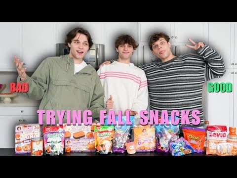Trying limited edition fall snacks and candies!!! *part 2*