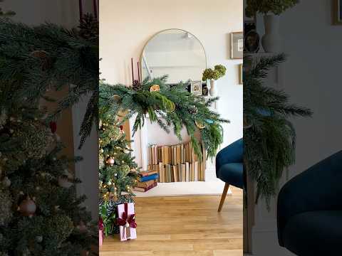 DIY your garland this year with a pool noodle! #christmas #diy