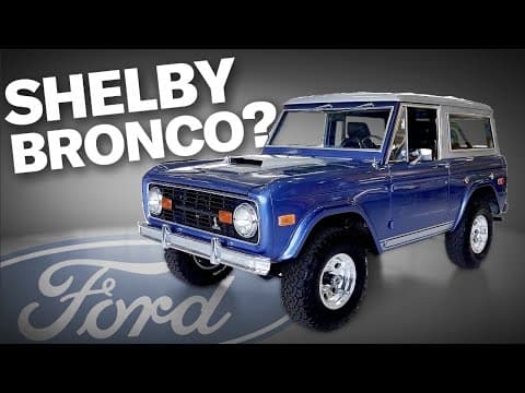 If Carroll Shelby Built a Bronco it would look like this 1973 Ford Bronco | The Appraiser