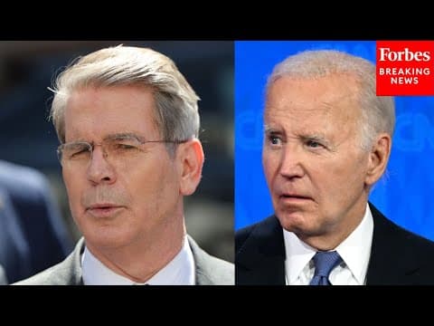 Bessent: 'Biden And His Autopen Were The Chief Architects Of The Worst Inflation—Bidenflation'