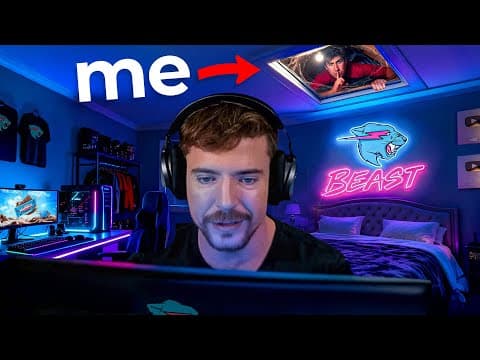 I Secretly Lived In MrBeast's House