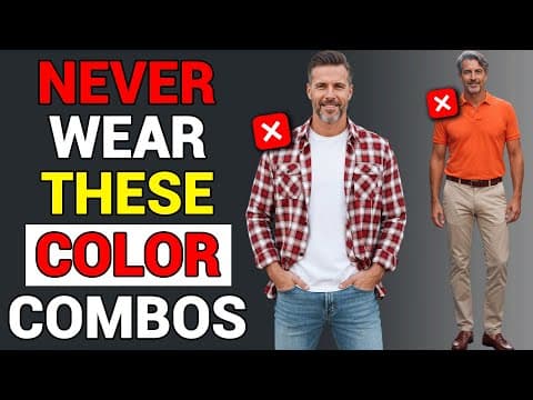 10 Banned Color Combos For Men in 2025 | Men’s Style 40+