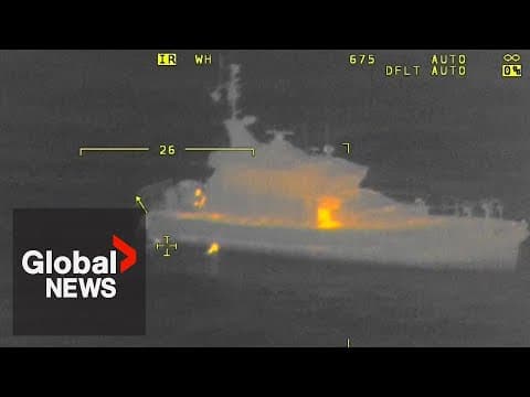 Canadian navy sailor rescued after falling overboard off Vancouver Island