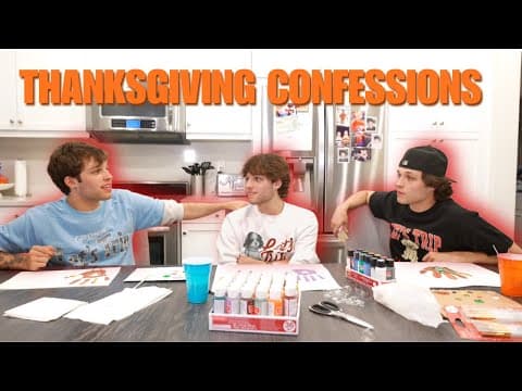 REACTING TO THANKSGIVING CONFESSIONS
