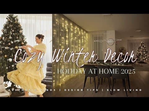 Christmas Decorate With Me 2025 | Cozy Decor Ideas ✨