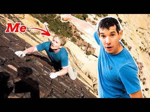 Climbing SOLO with Alex Honnold **INSANE EXPERIANCE**
