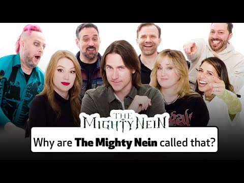 Critical Role Cast Answers The Most Googled 'The Mighty Nein' Questions | WIRED