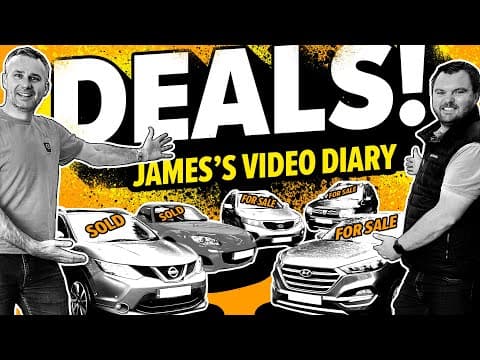 BUYING, a new business idea and not much selling | James' Video Diary | AI Car Dealership Ep. 28