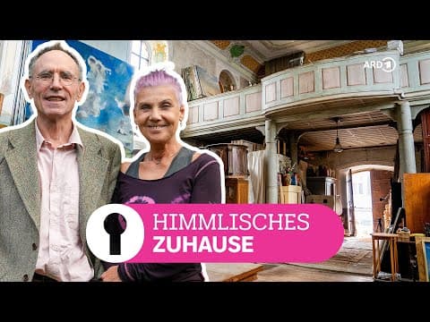 Wohnen in der Kirche: Künstler bauen mit Kirchenmöbeln kreatives Zuhause | ARD Room Tour