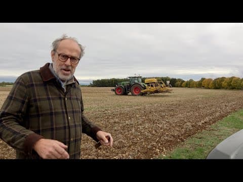 2023 wheat crop goes in & more solar panels are about to be installed