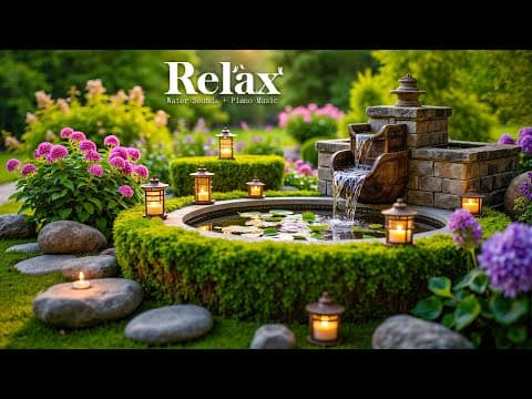Instant Peace of Mind 🌿 Bamboo Water Sounds & Relaxing Music, Anxiety Relief