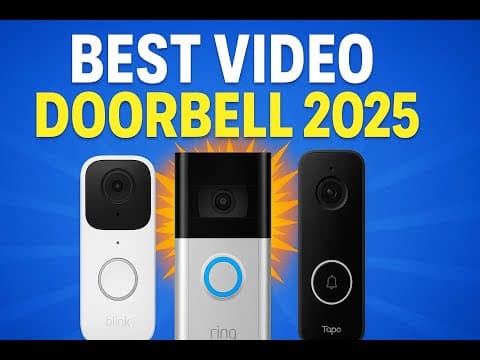 TOP 3: VIDEO DOORBELL SYSTEMS 2025 | RING DOORBELL, BLINK, TP-LINK TAPO