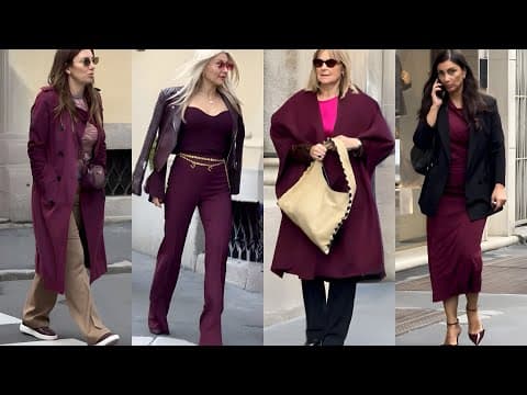 Sophisticated Italians 🇮🇹 October Milan Fashion Trends 2025 🍂 Milan Street Style 2025