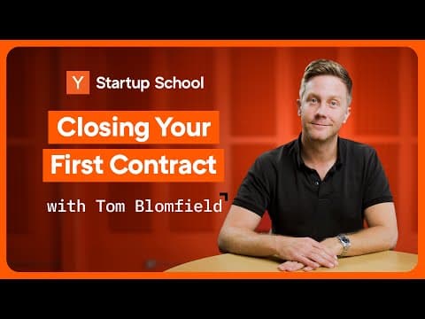 The Sales Playbook For Founders | Startup School