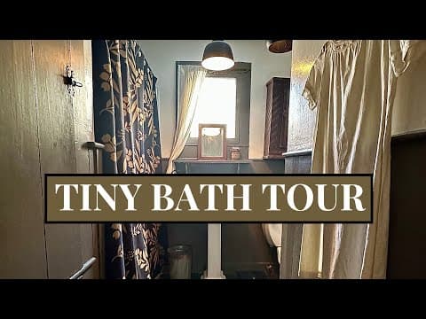 Step Back in Time Primitive Home Bathroom Tour