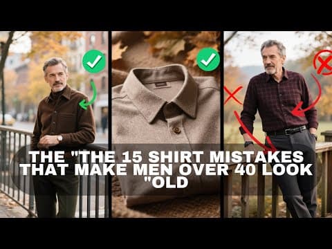 The "The 15 Shirt Mistakes That Make Men Over 40 Look "Old
