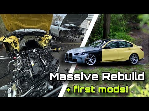 I Rebuilt a Crashed G80 M3 in my Driveway - Part 6
