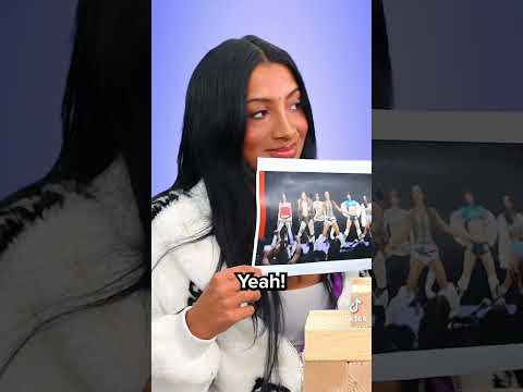 KATSEYE roast their past fashion looks😭 #shorts