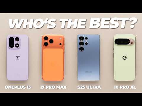 You are NOT ready for this! OnePlus 15 vs 17 Pro Max vs S25 Ultra vs 10 Pro XL!