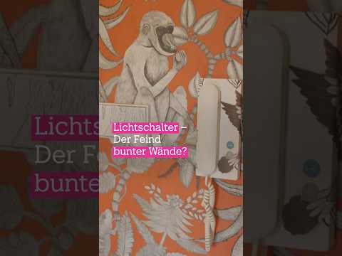Lichtschalter künstlerisch verstecken 💡#lightswitch