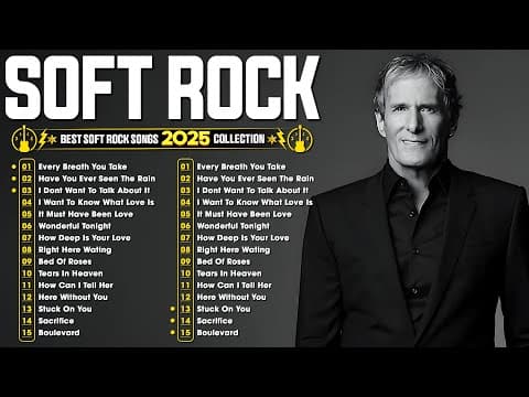 Best Soft Rock Songs 2025 Collection 🌟 Soft Rock Playlist 📀 Beautiful Soft Rock Love Songs