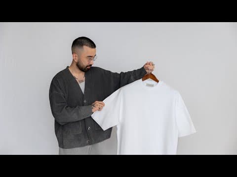 I Spent 2 Years Making The Perfect White T-Shirt