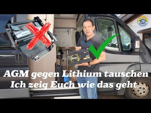 AGM for lithium: How to swap your RV battery easily! 🔋🚐 DIY