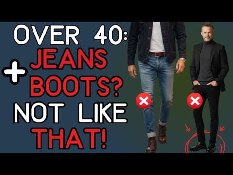 Do Your Jeans Look Wrong with Your Boots? Here’s How to Fix It | 40+ Men's Fashion