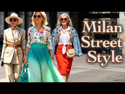 ITALIAN STREET STYLE MAY 2025 🇮🇹 BEAUTIFUL PEOPLE & SUMMER TRENDS ☀️ MILAN SHOPPING WALK