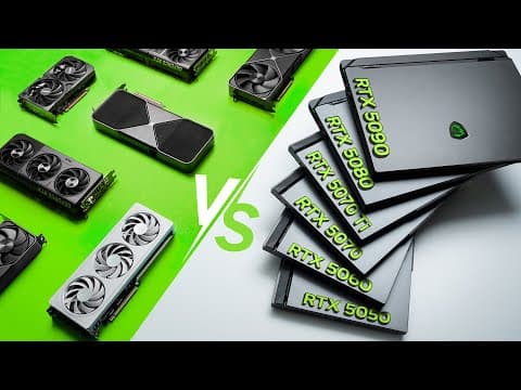 Desktop vs Laptop GPUs - The FINAL Answer!