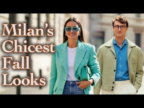 🍂 November 2025 Milan Street Fashion. Hottest Autumn trends worn by Milanese. Luxury Fashion Vlog