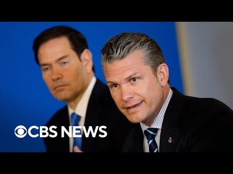 Sen. Warner says "Gang of Eight" wasn't shown Sept. 2 boat strikes video in Hegseth-Rubio briefing