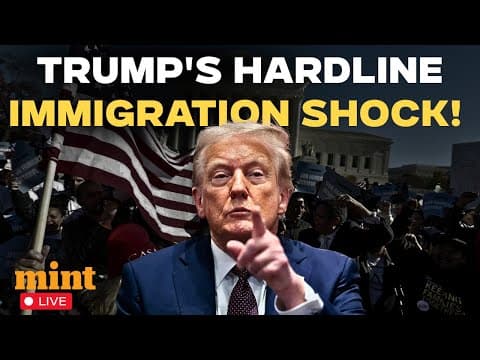 LIVE | Donald Trump Launches His Toughest Immigration Plan Yet | US News |Immigration | ICE