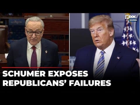 Schumer Blasts At Trump Over $12B Farm Bailout, Rising Costs & Radical Nominees Exposed | US News