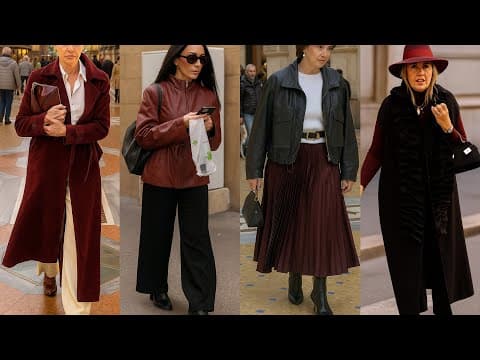 TIMELESS ITALIAN OUTFITS FOR CHIC AUTUMN LOOK 🍂 OCTOBER STREET STYLE | MILAN HOTTEST SHOPPING TRENDS