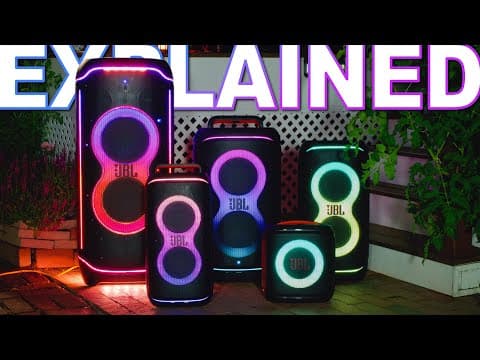 JBL Partybox Family Explained 2025