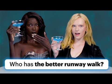 Alex Consani & Anok Yai Spill Secrets After Sipping the Truth Serum | Allure