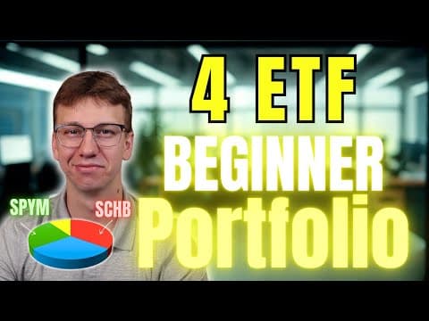 4 ETF's to Buy and FORGET for 20 Years (Beginner Portfolio)
