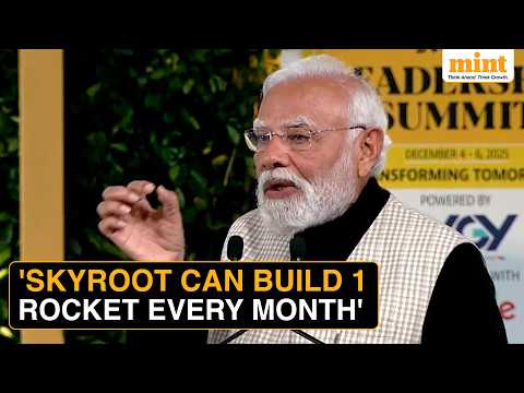 PM: India’s Space Reforms Paying Off; 'Skyroot Now Building 1 Rocket a Month'