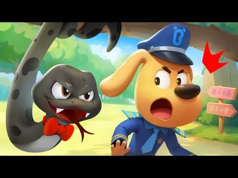 Who's Following Me? | Learn Safety Tips for Kids | Kids Cartoon | Sheriff Labrador | BabyBus