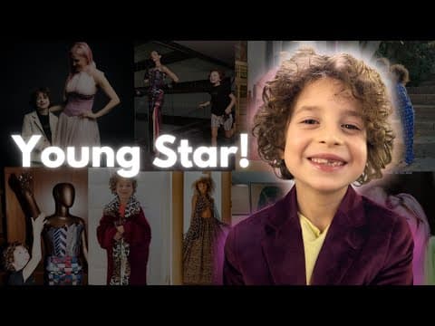 Only 7 Years Old... and He’s Already Designing for Celebrities?! Meet Max Alexander!